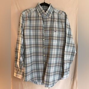Vineyard Vines plaid button down shirt